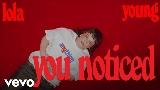 Okładka teledysku You Noticed